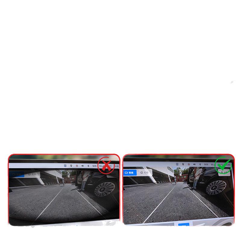 Copertura protettiva impermeabile per fotocamera per Li Auto, AITO, NIO, Xiaomi, BYD - Montata sull'auto per visione anteriore e posteriore.