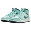 Air Jordan 1 Mid SE Bleached Turquoise Women Sneakers Blue Barely-Green Sail DZ3745-300