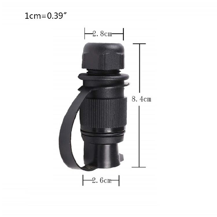 Weatherproof Plug Socket DIN 9680 3-Pin Plug and Socket Connector