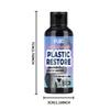 Plastic Restorer Car Interior Decorative Maintenance Polish, Tire Long-Lasting Film Wax, Black Car Yellowing Removal Nanocrystal