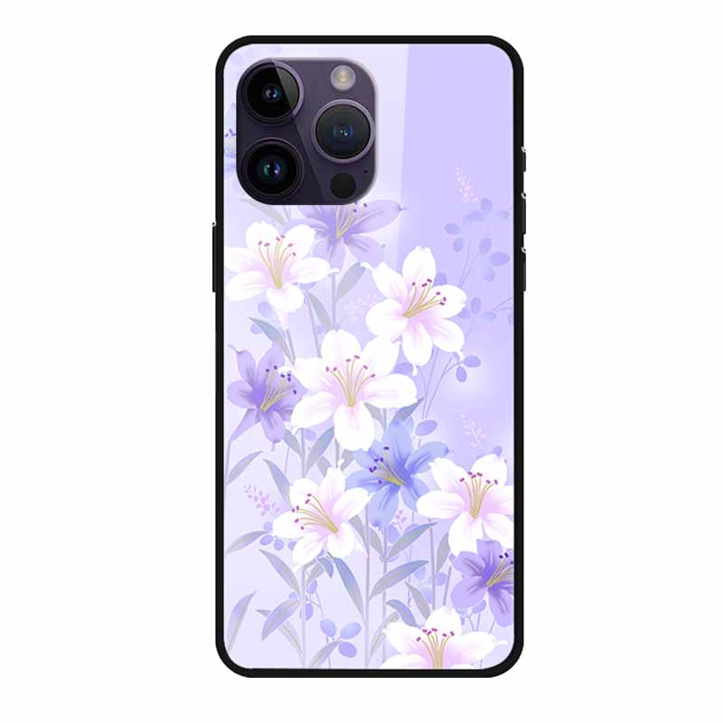 Tempered Glass Case For iphone 15 Pro Max Case Hard Glass Back Cover Soft TPU Bumper For iphone 16 Pro Max Phone Case 16Pro Max