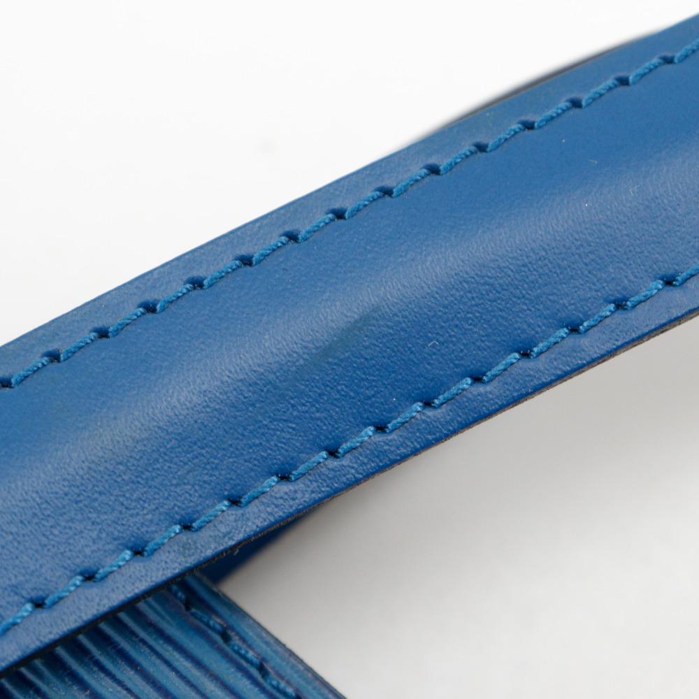 Louis Vuitton Sun Jack Handbag M52275 Toledo Blue Blue Epi Leather Women Used