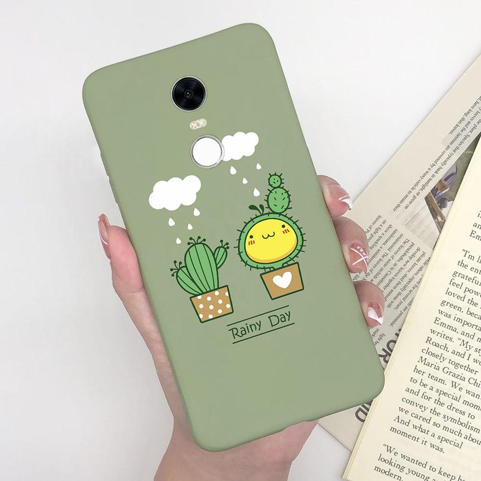 Cute Cartoon Case For Xiaomi Redmi 5 Plus Case Soft Painted Matte Silicone Back Cover For Redmi5 Plus Redmi 5+ Phone Cases Funda
