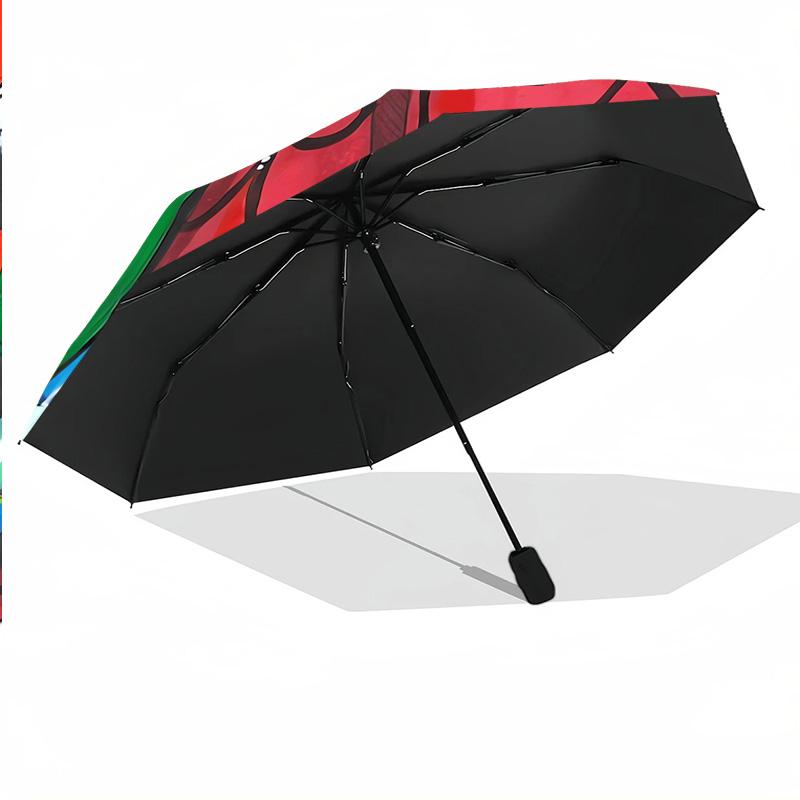 Beetlejuice Lydia Deetz Windproof Auto 8 Rib Folding Umbrella Portable Outdoor Parasol