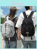 Mochila Casual de Viagem em Nylon Para Homens e Mulheres Com Compartimento Para Laptop