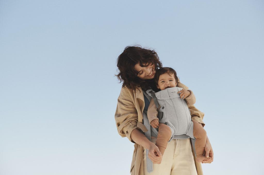 HARMONY Baby Carrier for Woven Light Gray BABYBJÖRN 0-36 Months, Melange,