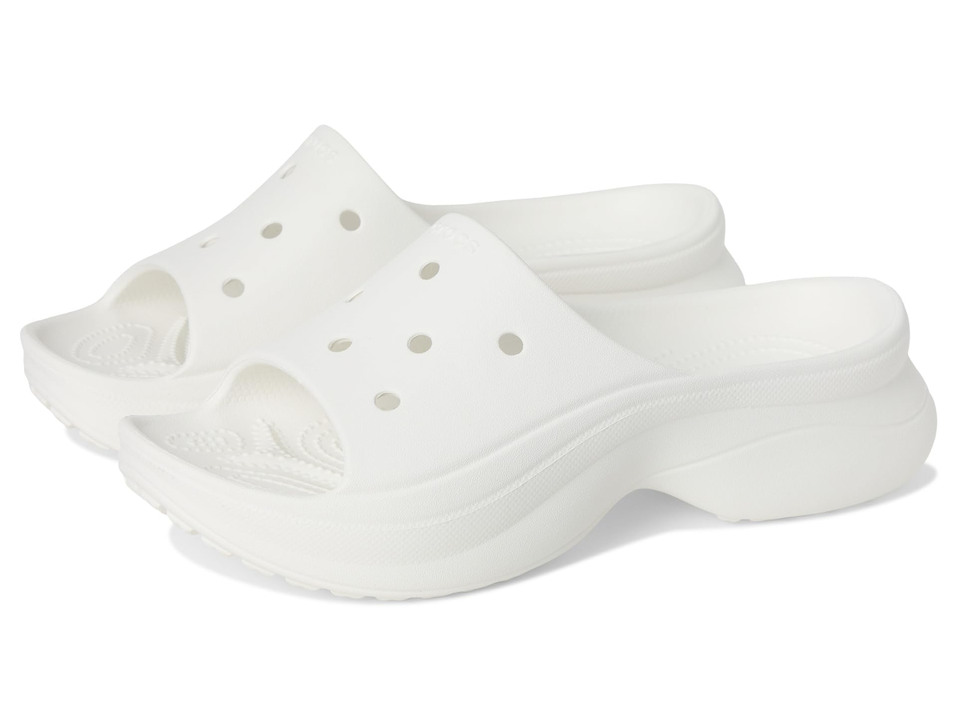 

Слайды Crocs Bay 22 см, Белые, белый