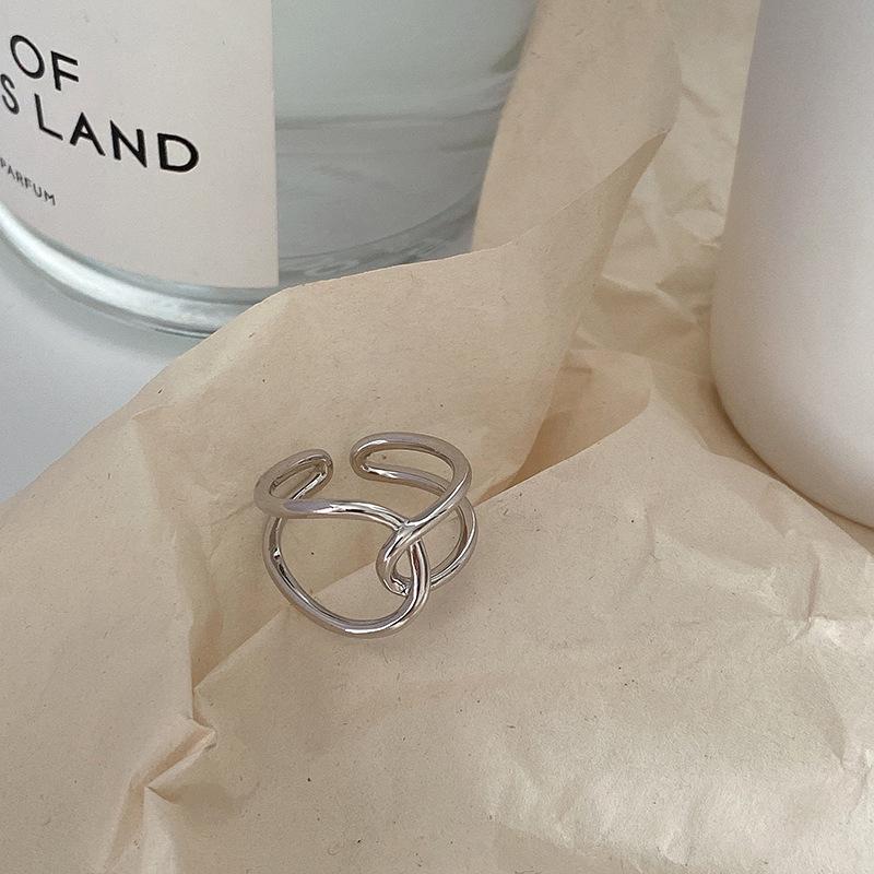 Asymmetrical Korean-Japanese Design Women s Ring – Trendy Open Index Finger Ring Adjustable Open