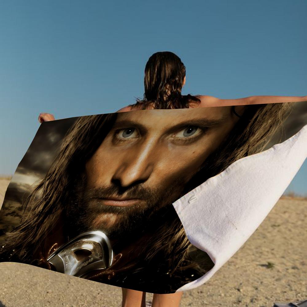 The L-Lord Of The R-Rings Movie Big Microfiber Beach Towels Quick Towel Sand Beach Towels Pool Towel For Travel Swim Pool Yoga