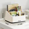 Desktop Storage Box Student Sundries Storage Box Tv Remote Control Phone Mini Abs Stationery Organizer Case Office El Storage