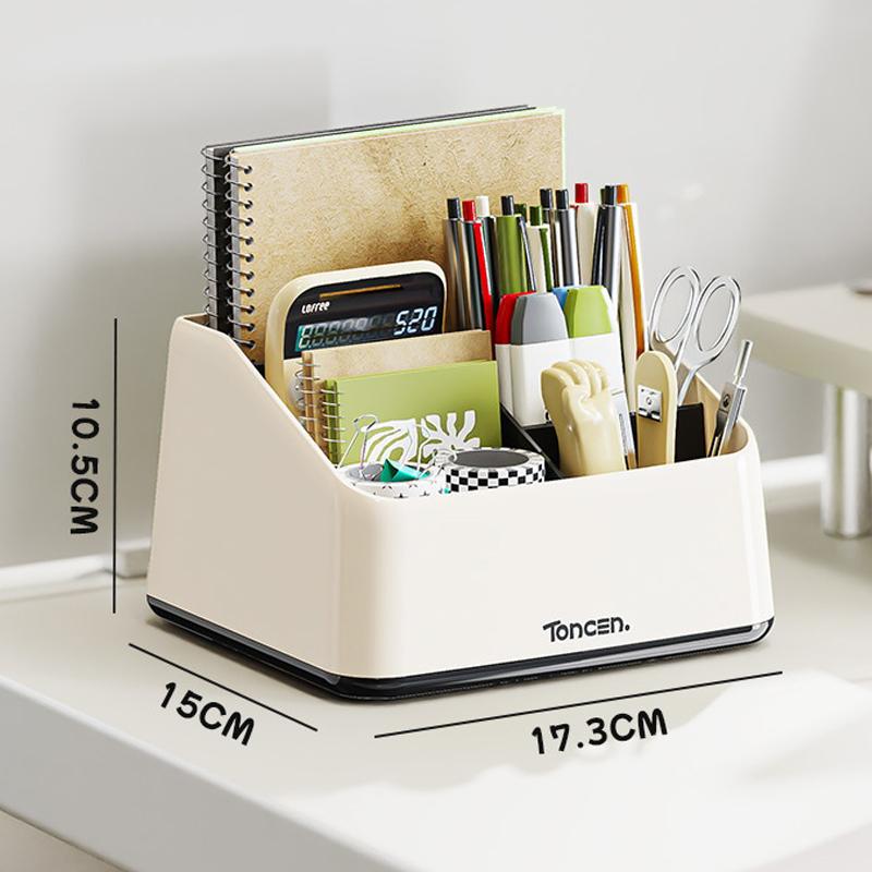 Desktop Storage Box Student Sundries Storage Box Tv Remote Control Phone Mini Abs Stationery Organizer Case Office El Storage