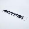 Chrome Glossy Black ABS Letters Numbers 30TFSI 35TFSI 40TFSI 45TFSI 50TFSI Emblem for Audi A3 Car Rear  Trunk Logo Sticker