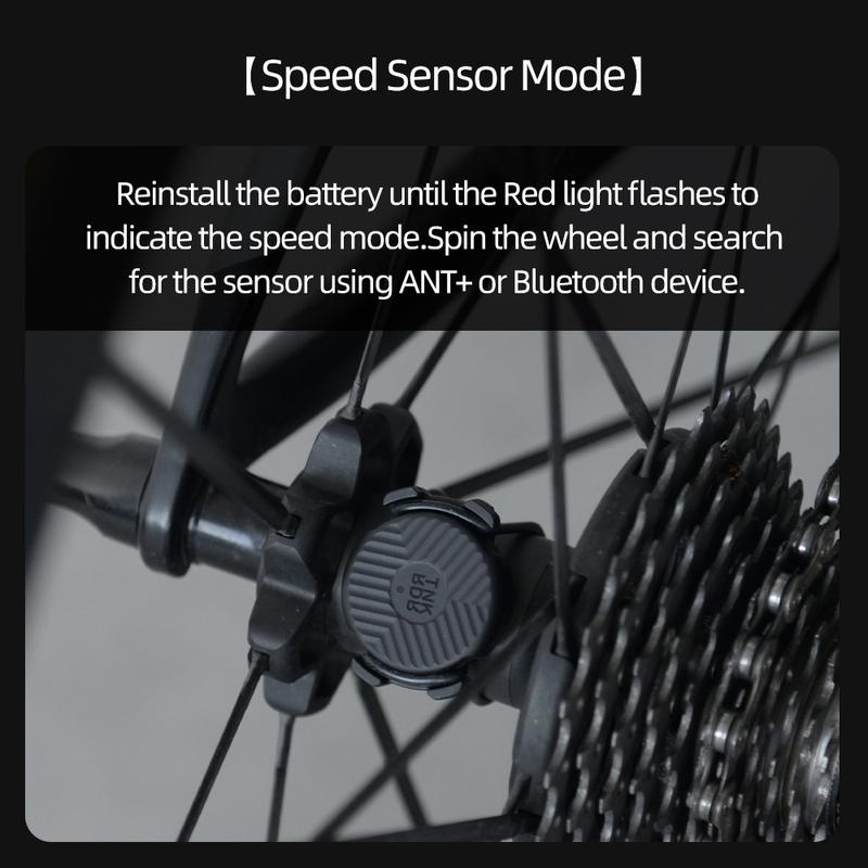 ThinkRider C5 Geschwindigkeits- und Trittfrequenzsensor Fahrradcomputer Tacho ANT+ BLE Rennrad MTB Kompatibel Für GARMIN Bryton