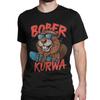 Men T-Shirt Kurwa Bobr Bober Beaver Boberek Cool Cotton Tee Shirt Short Sleeve T Shirt Round Collar Clothes Birthday Present