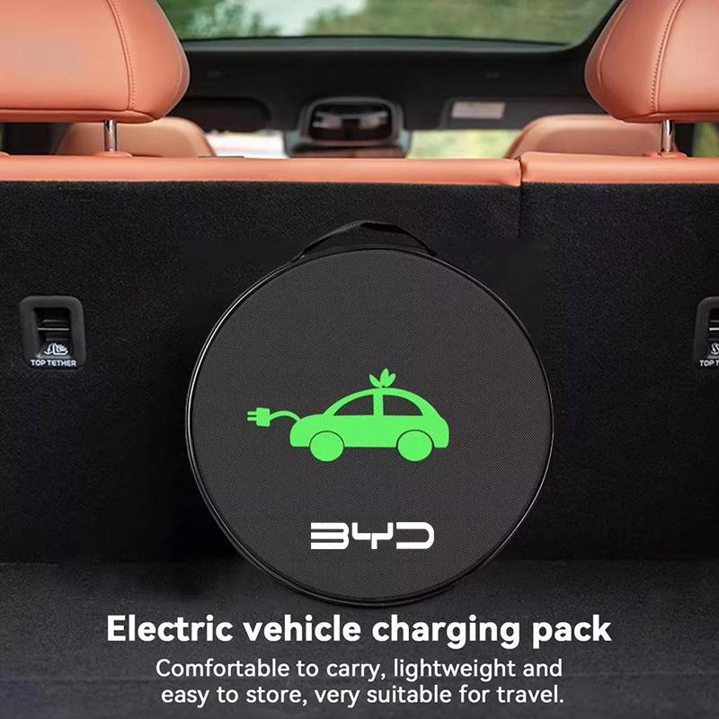 EV Cable Organizer Bag Electric Car Trunk Cable Tools Pouch For BYD Atto 3 Han EV Dolphin Durable Second Song Pro Tang Dm QIn