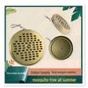 Portable Outdoor Mosquito Coil Box with Lid and Hanging Tray
