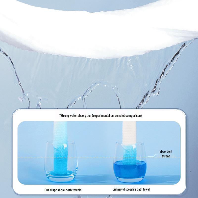 Individually Packaged Compressed Disposable Travel Bath Towels - Thickened & Enlarged for Hotel and Travel Use