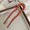 Hair Sticks Fork Hairpin Elegant Women Hair Clip Pins U Shape Girls Hairpins Hair Bun Maker Headwear Accessories