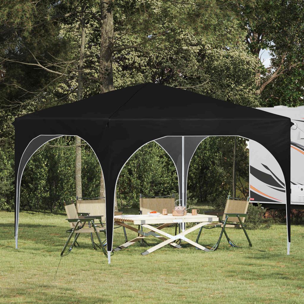 Pop Up Party Tent 290 X 290 X 245 Cm Black