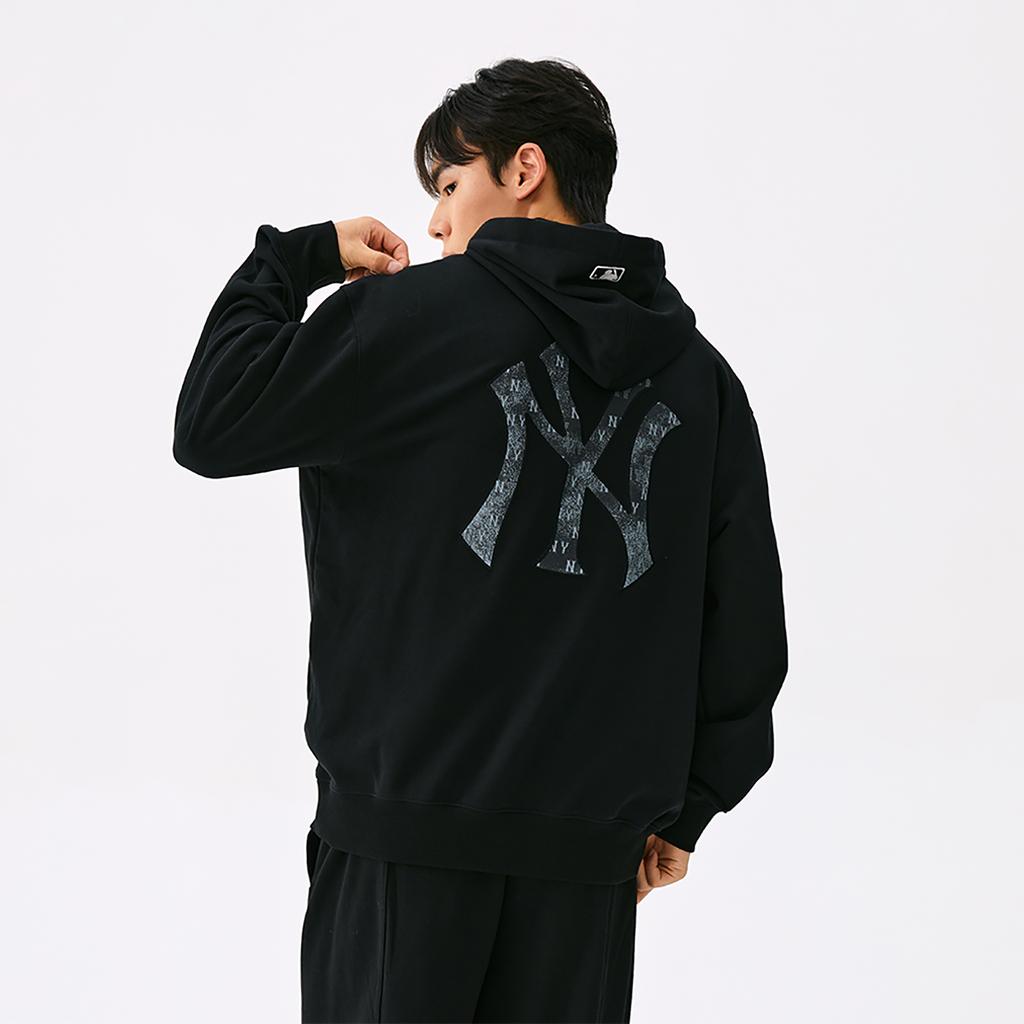 New MLB MONOGRAM Collection New York Yankees 25FW Sweatshirt Unisex Standard 3AHDM0454-50BKS