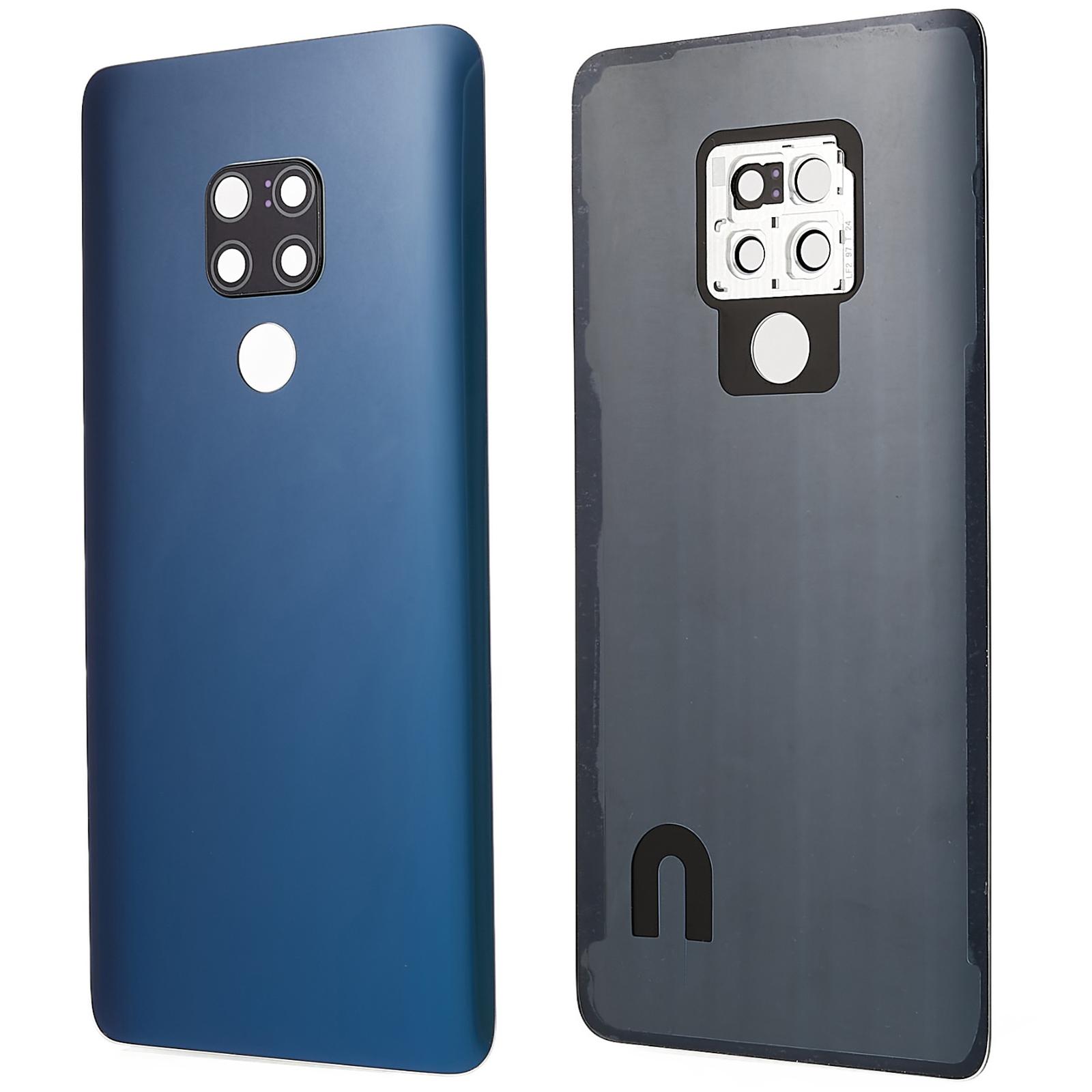 

For Huawei Mate 20 Housing Battery Door Back Cover Replacement Parts with Camera Ring Cover (without Logo) Sapphire