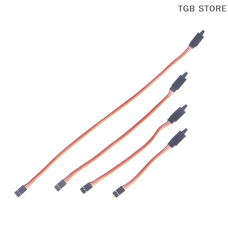 10Pcs Extension Lead Wire Cable 10-100CM Anti-Loose 60 Core Servo Male to Female Adapter For RC Model Aircraft
