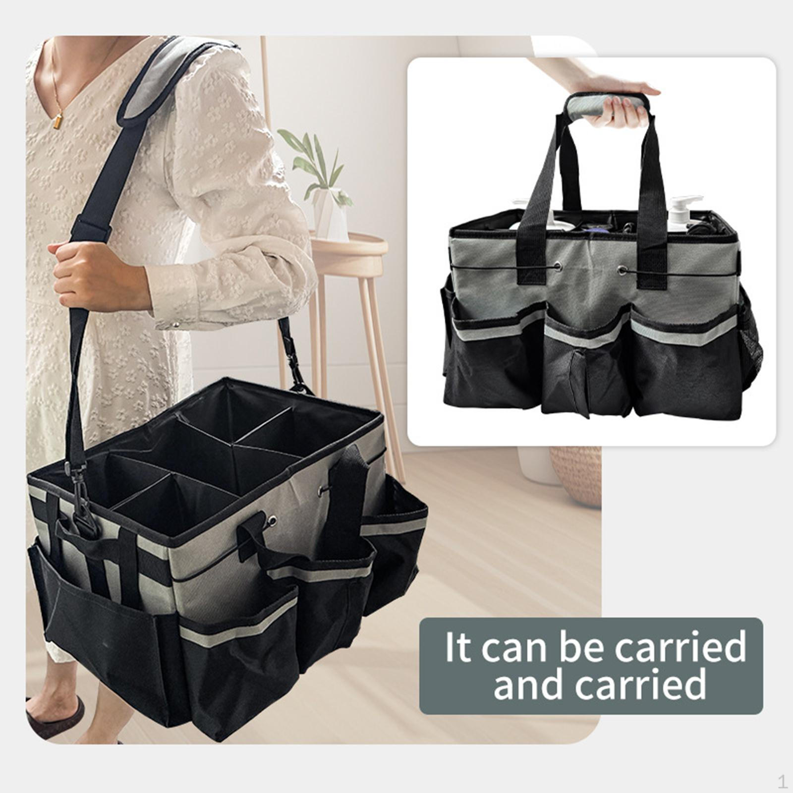 

Органайзер для чистящих инструментов Сумка для принадлежностей Многоцелевой для горничных Регулируемые разделители