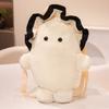 White Oyster Animals Oyster Bag Huggable Doll Oyster Shoulder Bag Plush Oyster Backpack  Students