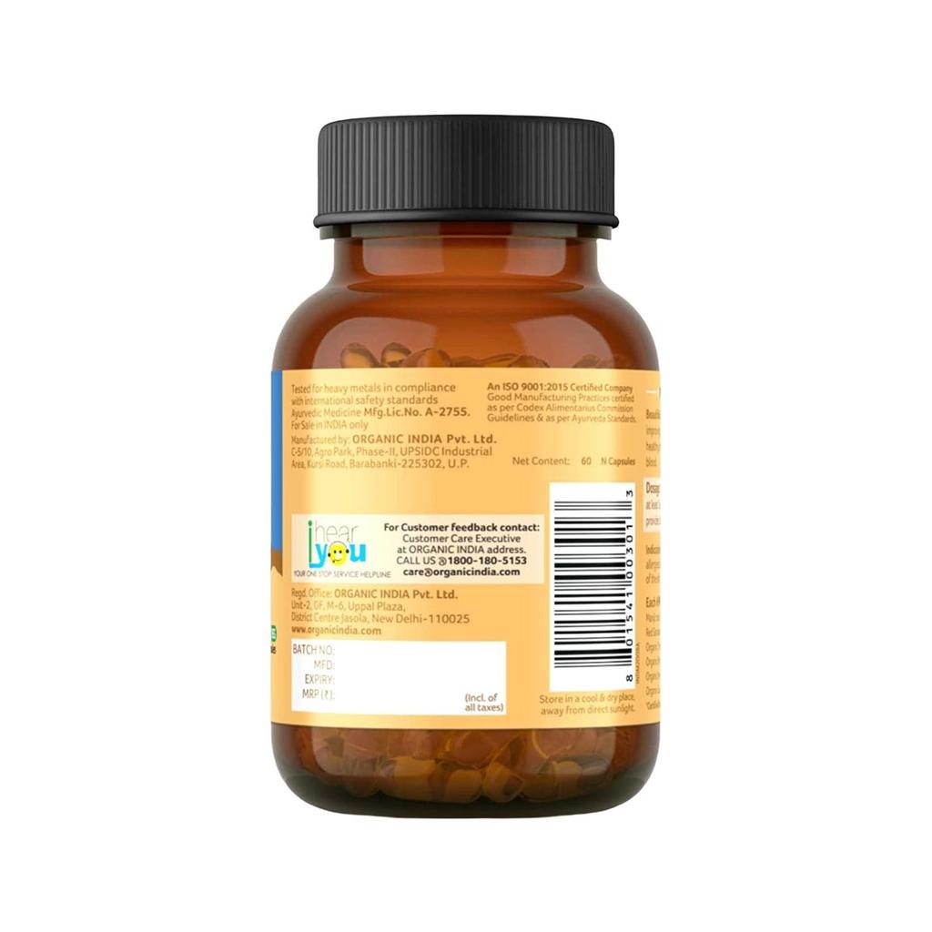 Pelle di bellezza (60 capsule, 350 mg), Bella pelle organica India
