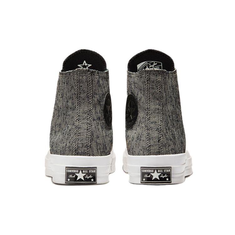 Converse Chuck 70 High Hybrid Texture Unisex Sneakers Black White 171349C