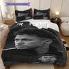 Biancheria da letto con vibrante arte calcistica di Neymar Jr (1 * copripiumino + 2 * federa, senza nucleo) Set Lenzuola Regalo di Compleanno di Natale Piatto 2D