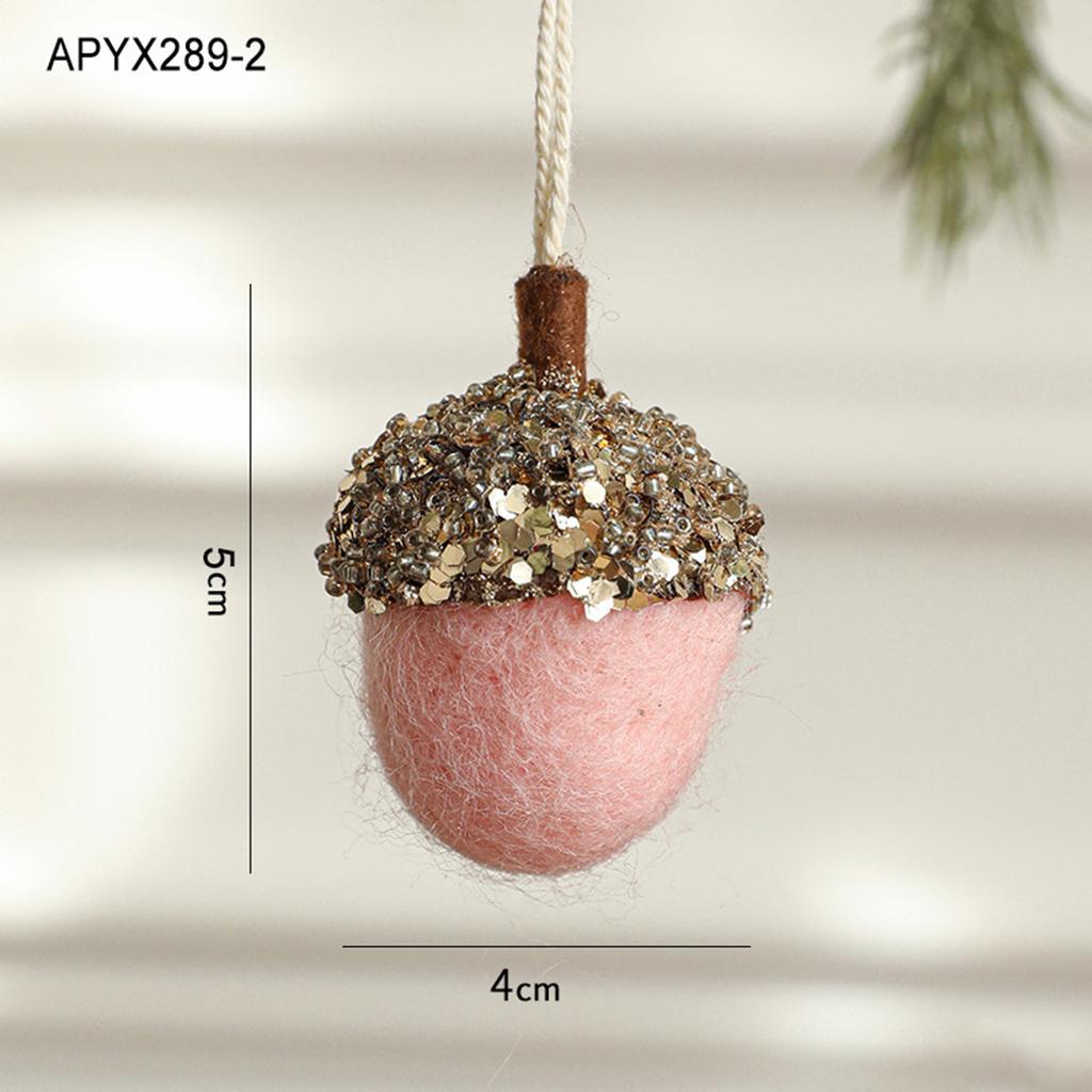 New Christmas Pinecone Felt Christmas Tree Pendant, Pendant, Christmas Atmosphere Set Decoration Items