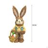 Figurine Bunny Statue Animal Sculpture for Garden Office Party Decoration