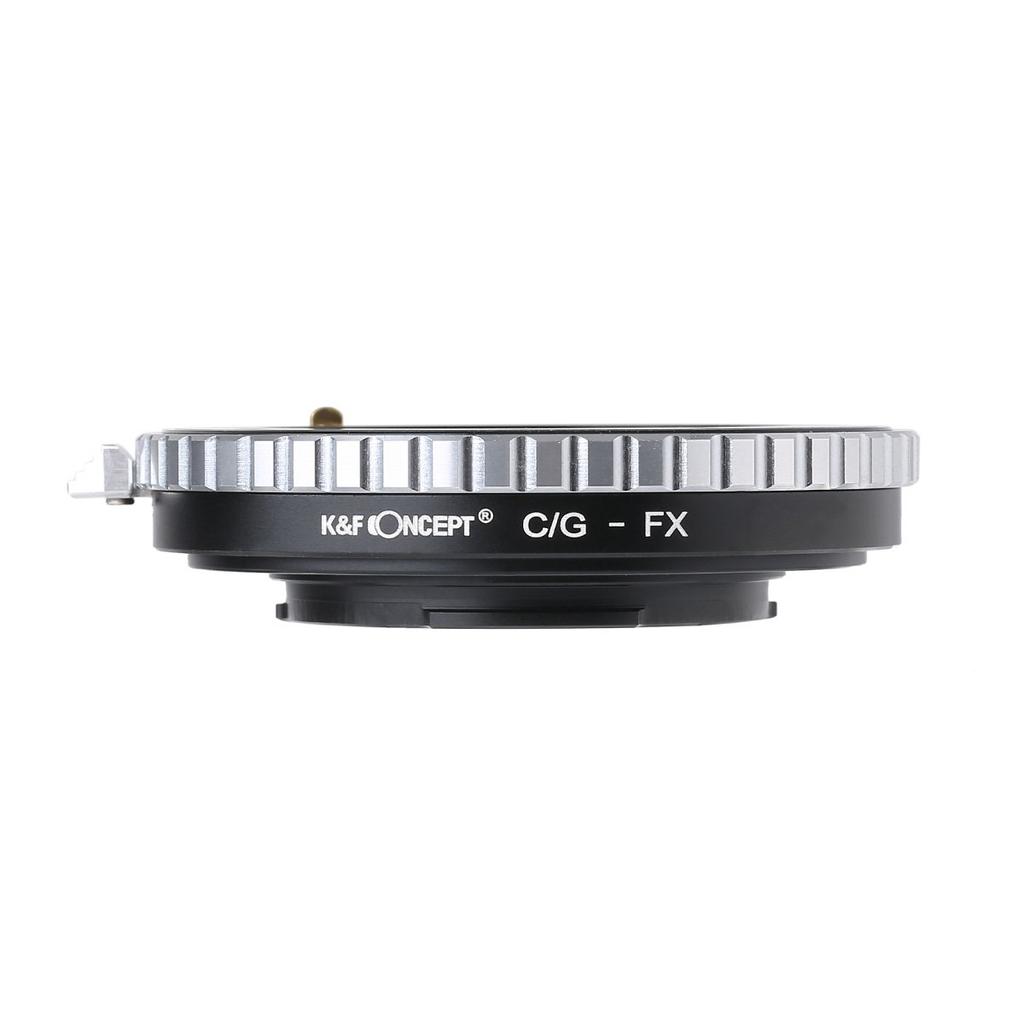 Concept Lens Mount Adapter G Mount Lens to Fujifilm X Mount with Focus Ring K&F KF-CGX (Contax Conversion)