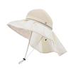 New summer shawl hat women's color glue big eaves sun hat fashionable versatile face small empty top sun protection bucket hat