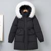 Fashion Winter Coats Woman Long Parkas Hooded Faux Fur Collar Thick Warm Women's Jackets