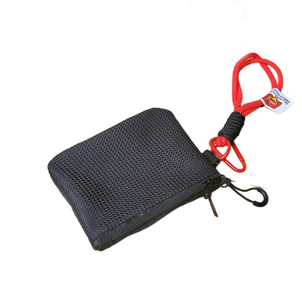 Candy Color Mini Coin Purse Large Capacity Visible Makeup Pouch Mesh Storage Bag Headphone Bag