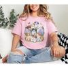 Cute Puppy T Shirt Dog For Lover Floral Flowe