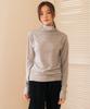 COTTON BELL Wool Blend Turtleneck - Gray