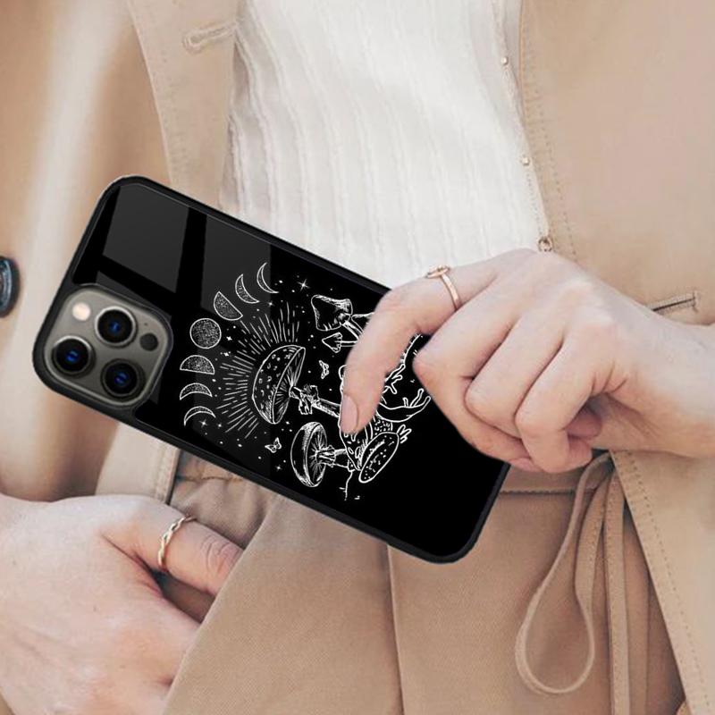 

Cottagecore Magic Mushroom Frog Moon Magnetic Phone Case For APPLE iPhone 17 Air 16 14 13 12 Pro Max 15 Plus MagSafe Cover iPhone 14