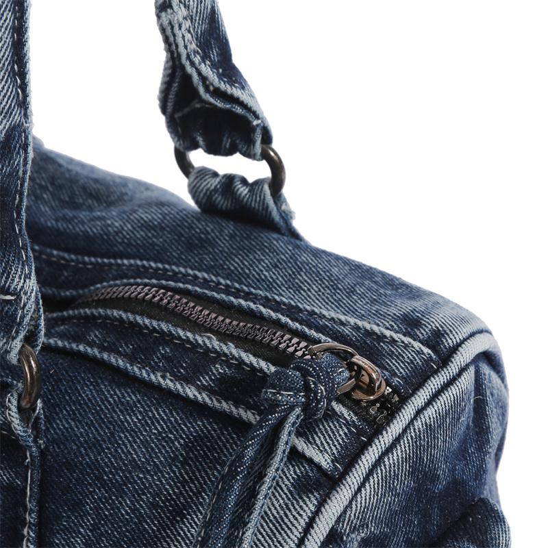 Vintage Large Capacity Crossbody Bag Women's Handbag Denim Bag