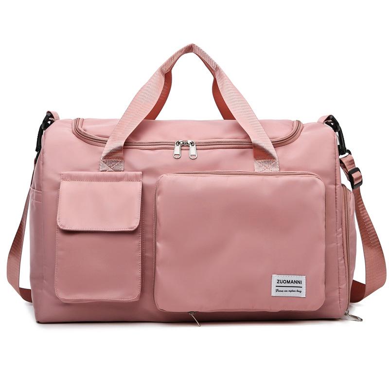 Women's Waterproof Yoga Fitness and Travel Bag - Versatile, Large Capacity, Handheld or Over-the-Shoulder, Fits On Luggage Trolley