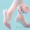 6 Pairs Clear Invisible High Heel Shoelaces for Women, Adjustable Elastic Plastic Straps for Secure Fit, Transparent Design High Heel Accessories