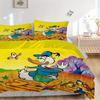 3pcs Donald Duck & Butterfly Print Cover Set Ultra Soft, Breathable, and Comfortable Bedding with Stylish Design for Bedroom and Guest Room Decor