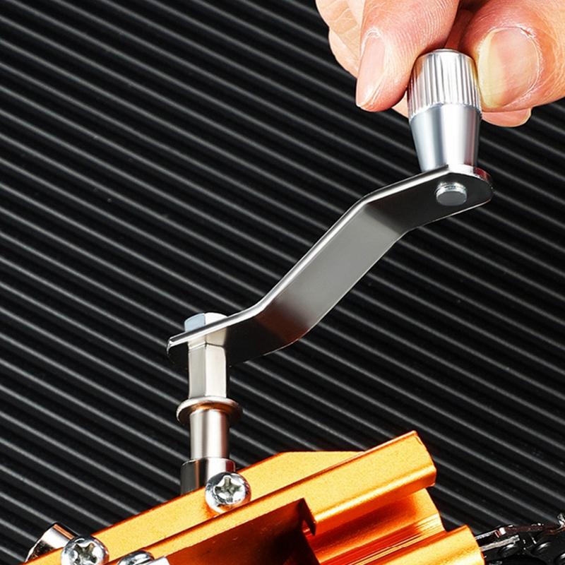 Portable Chainsaw Chain Sharpening Jig, Aluminum Alloy Hand Chain Saw Sharpener, for All Kinds of Chain Saws/Electric Saws