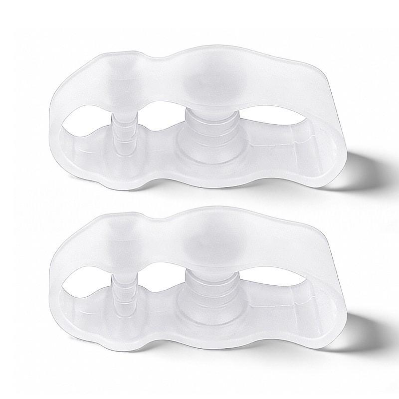 1PAIR Thumb Valgus Toe Brace Silicone Toe Splitter Big Toe Splitter Wearable Shoe Toe Splitter