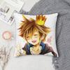 S-Sora K-Kingdom H-Hearts Pillow Case for Sofa Living Room Home office Decor Protective Cover