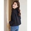 Trendy Short Blazer for Women Spring Autumn Petite Fit Stylish Elegant Office Jacket