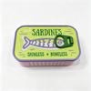 3D Printed Necklace Earring Fishbone Storage Box Sardine Tin Jewelry Box Organizer for Rings Earrings Necklaces DIY Gift