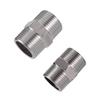 1/2 Inch 3/4 Inch Male Thread Connector 304 Stainless Steel Thread Pipe Repair Coupling Water Tap Adapter Water Pipe Connector